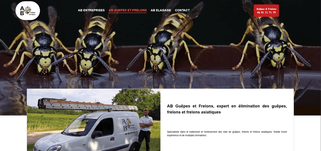 Site web pour ab entreprises